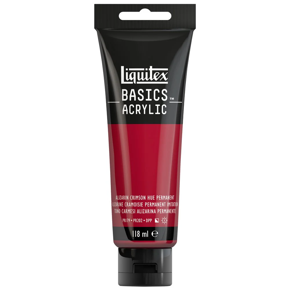 Basics Acrylic Color - Alizarin Crimson Hue Permanent - Image 3