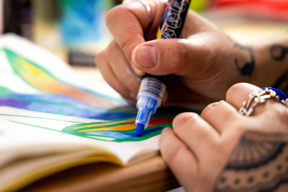 Liquitex Marker - Aqua - Image 5