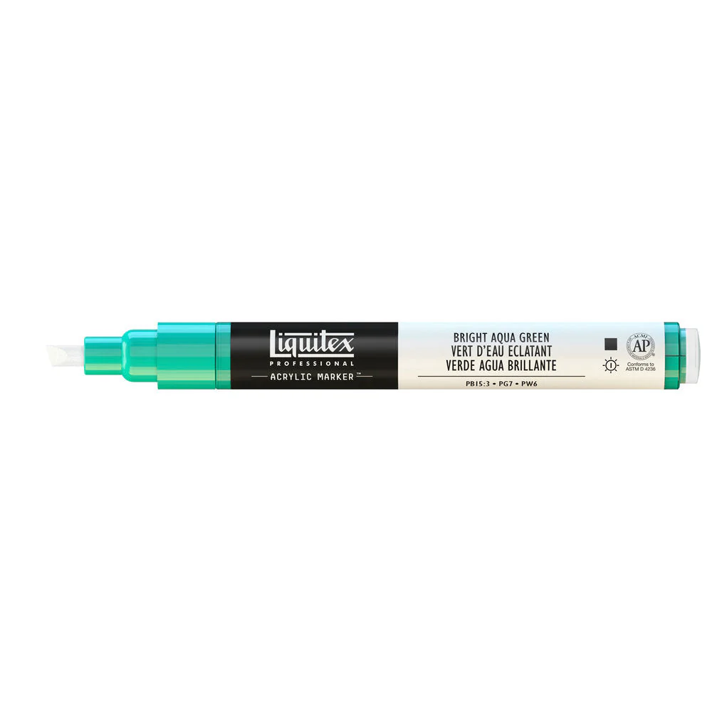 Professional Acrylic Marker - Bright Aqua Green - Image 2