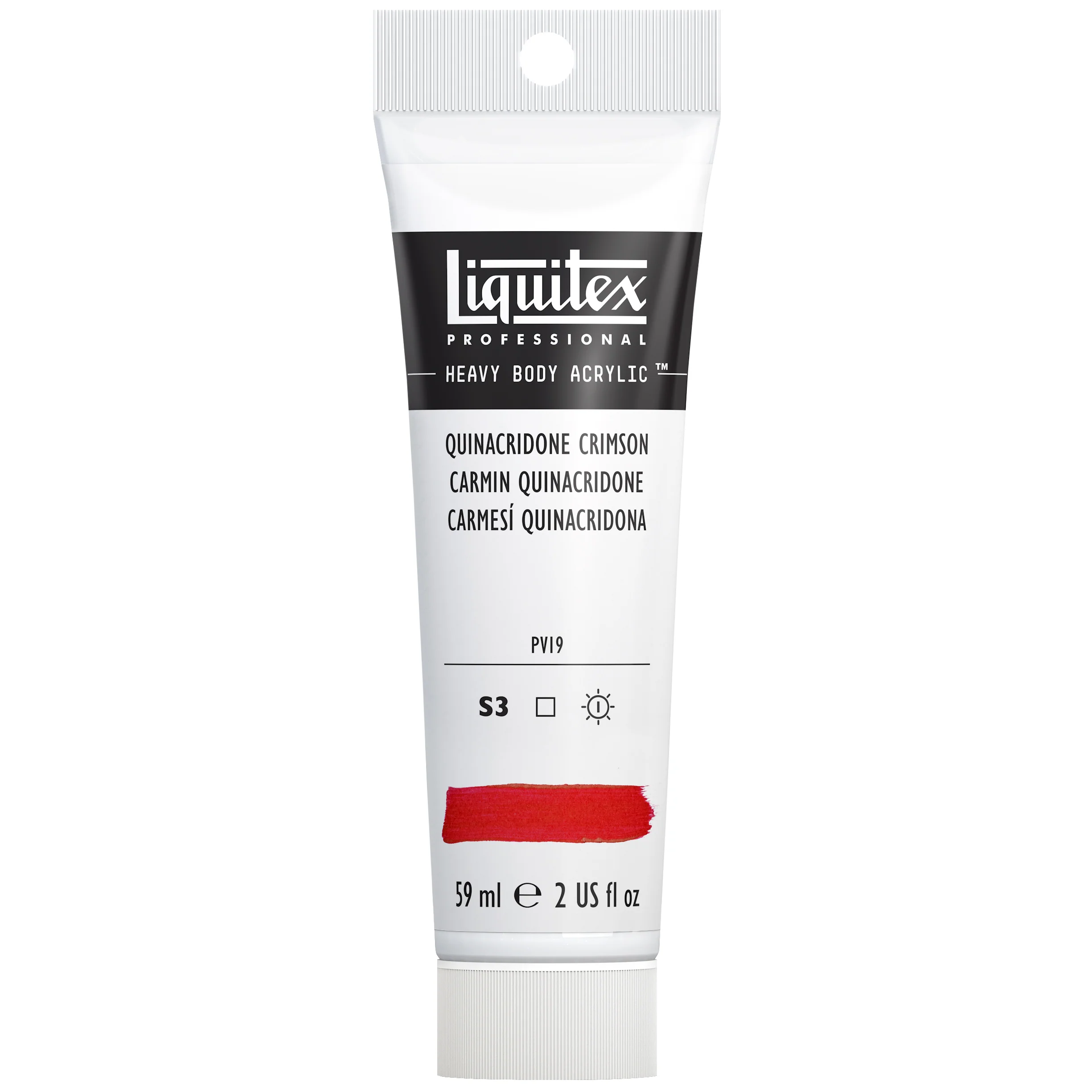 Professional Heavy Body Acrylic - Quinacridone Crimson - Image 2