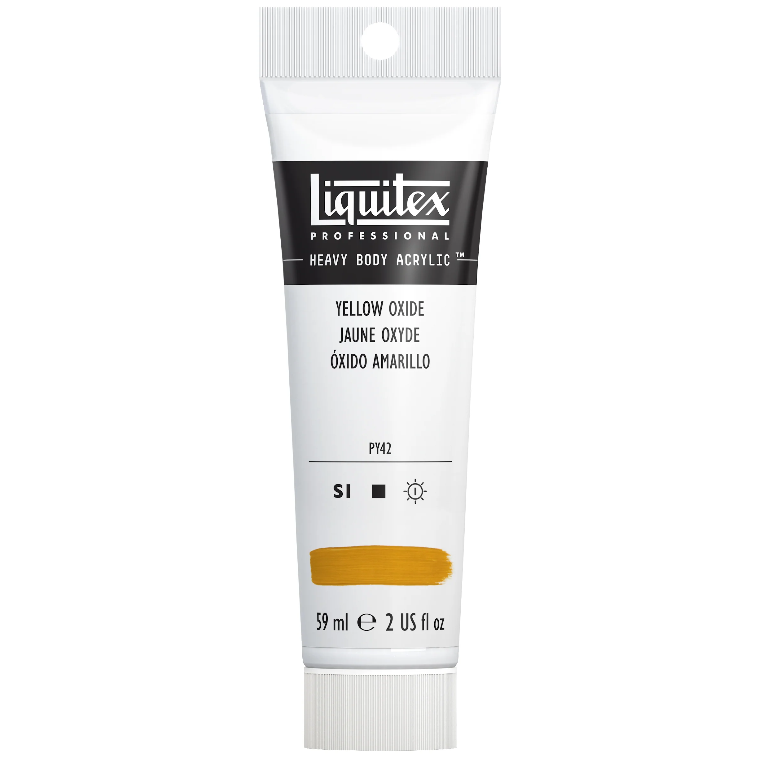 Professional Heavy Body Acrylic - Yellow Oxide - Image 2