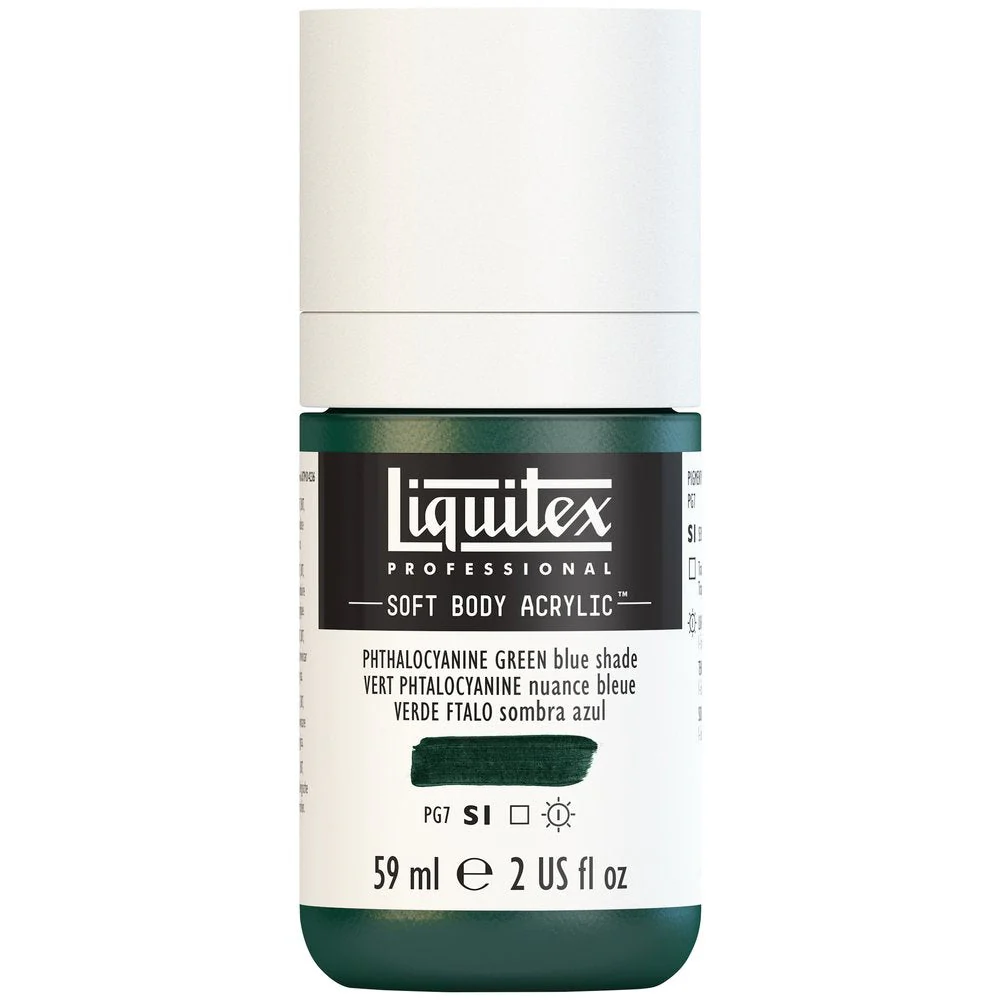 Professional Soft Body Acrylic - Phthalocyanine Green Blue Shade - Universal - Image 2
